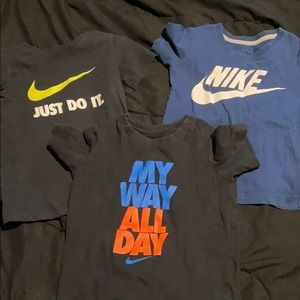Boys Nike shirts
